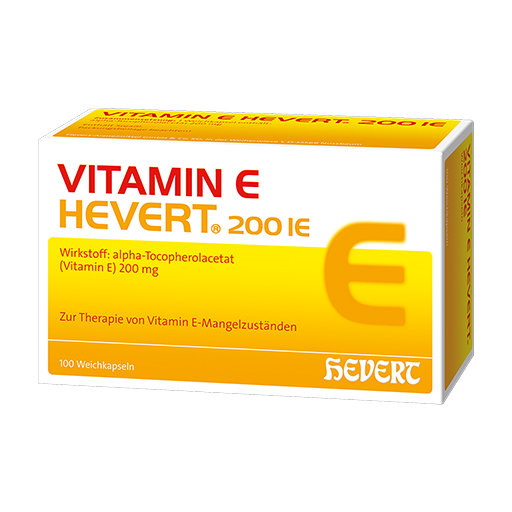 VITAMIN E HEVERT 200 I.E. Weichkapseln  100 St  Weichkapseln