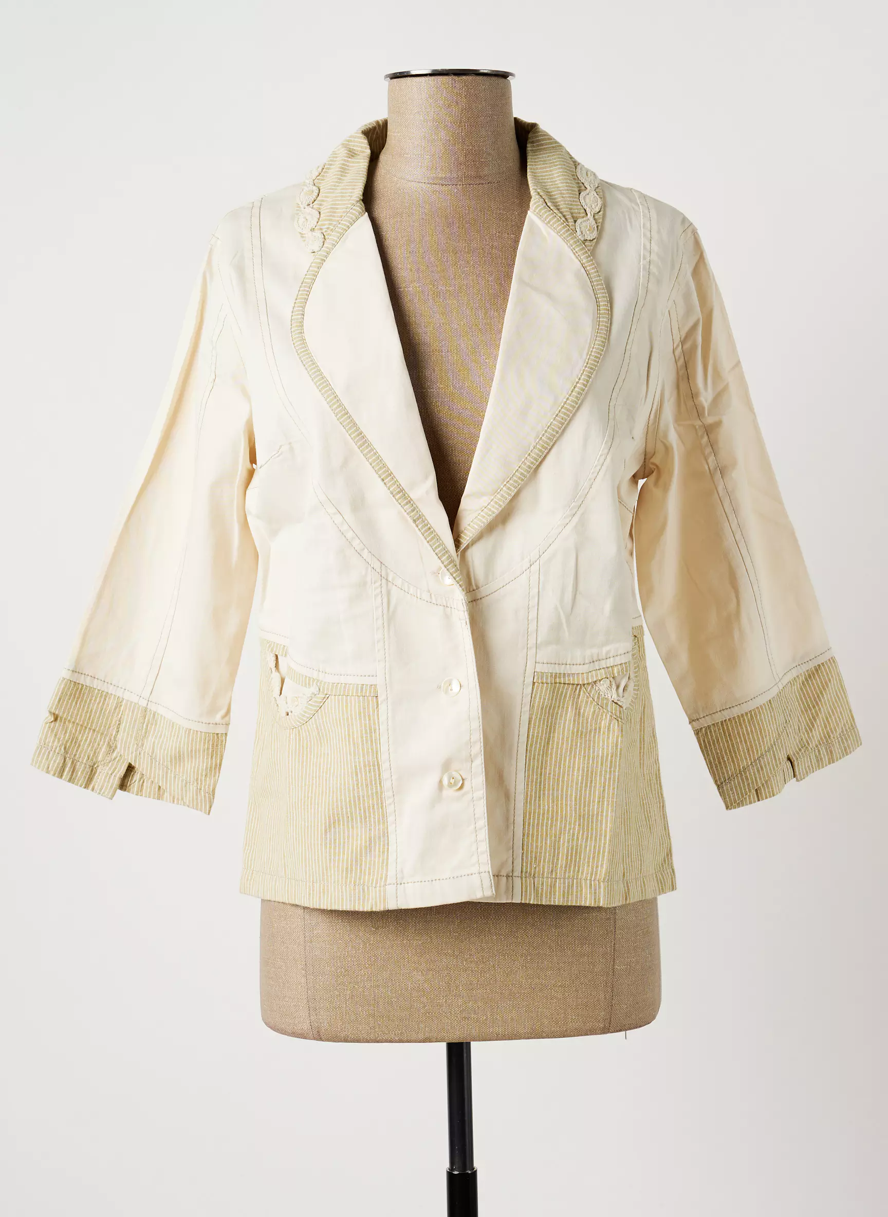 Jac Jac Vestecasual Femme couleur beige