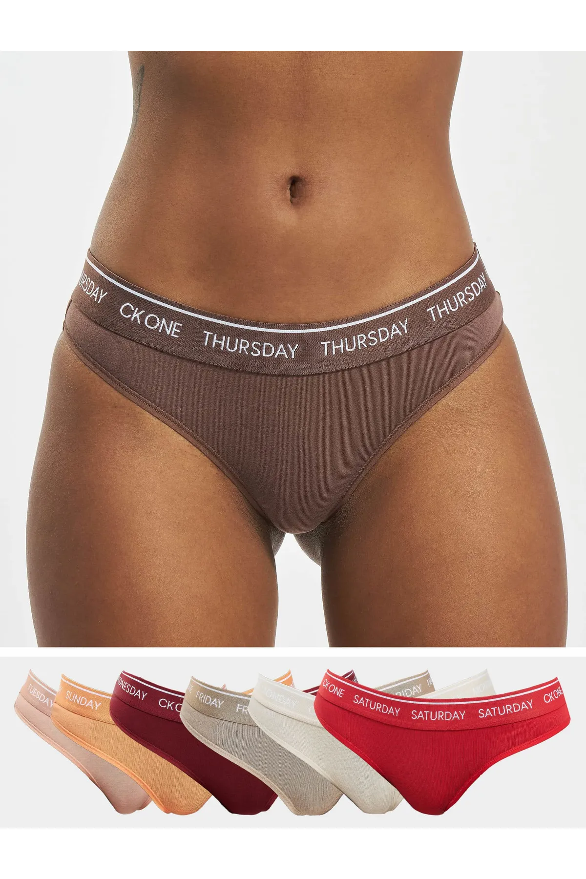 Calvin Klein  Damen Calvin Klein Unterwäsche 7er-Pack Tanga