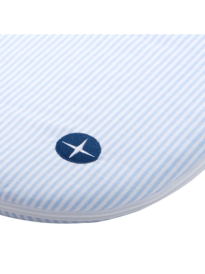 nordic coast company  Schlafsack in Blau Weiß gestreift günstig kaufen