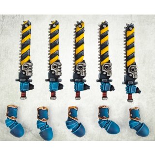 Prime Legionaries CCW Arms: Chain Swords [left] (5)