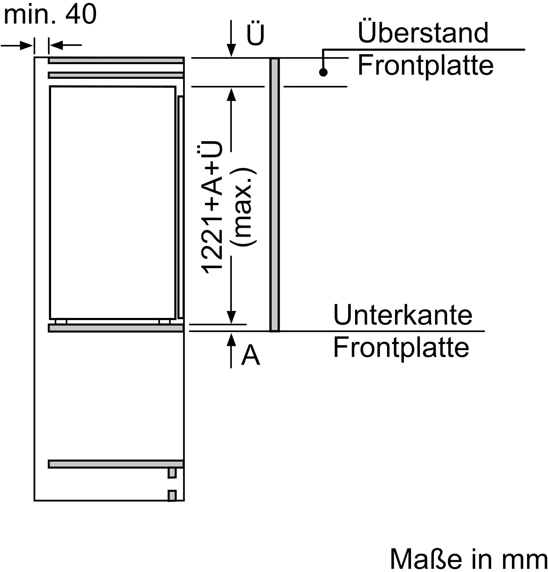 SIEMENS Einbaukühlschrank iQ700 KI41FADE0, 122,1 cm hoch, 55,8 cm breit