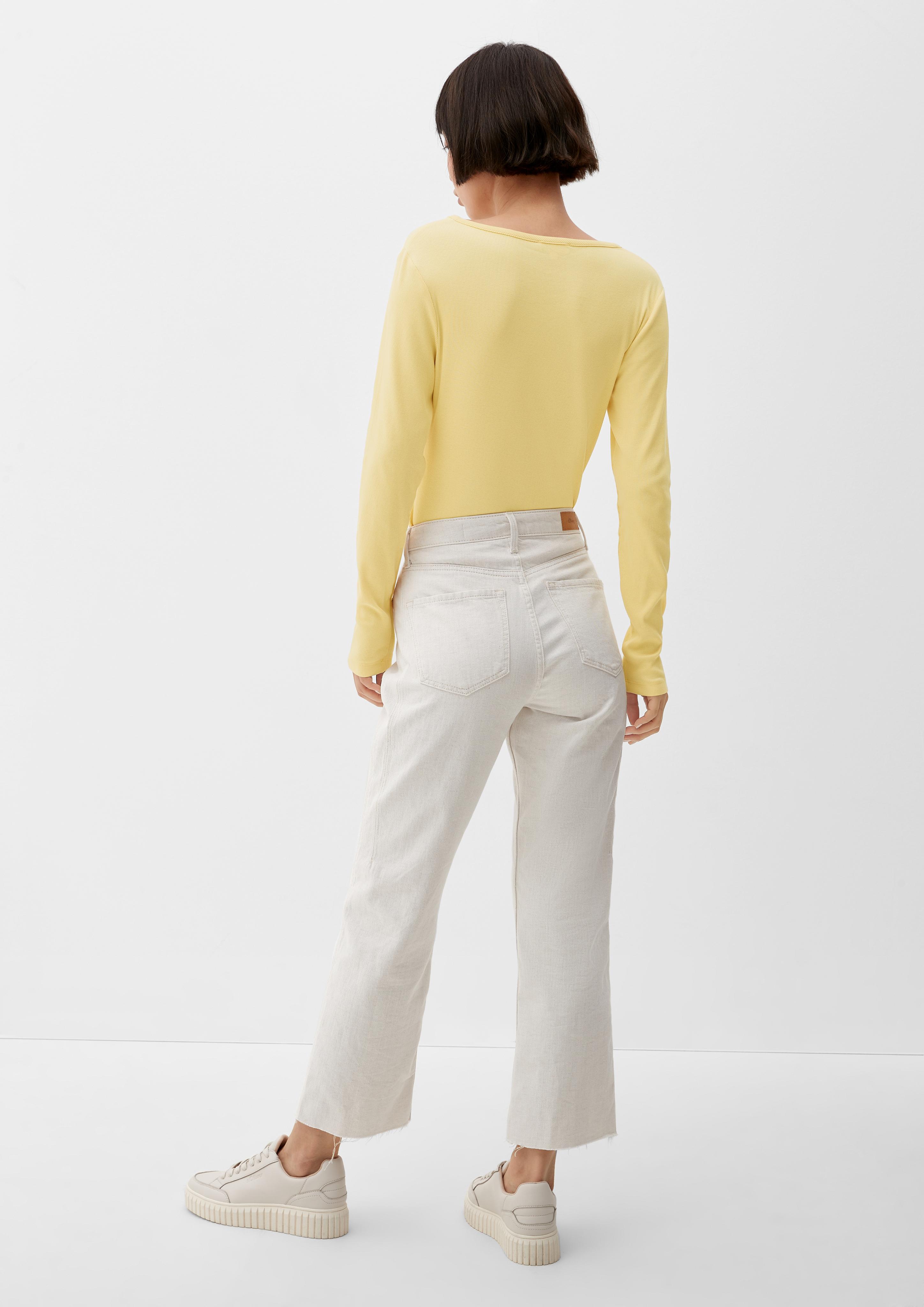 Longsleeve mit Rippstruktur  2130352-1145