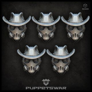 Cyber Gunslinger Heads (5)