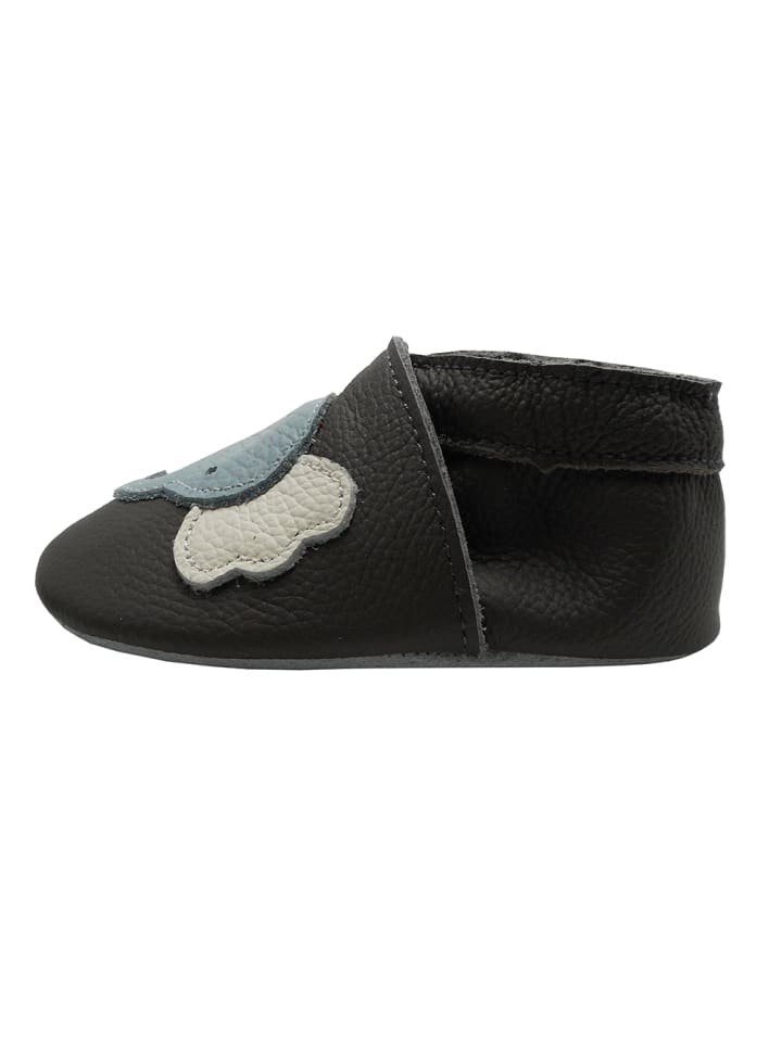 Yalion Leder-Krabbelschuhe 