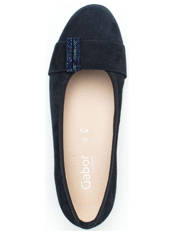 Gabor Ballerinas in Dunkelblau günstig kaufen