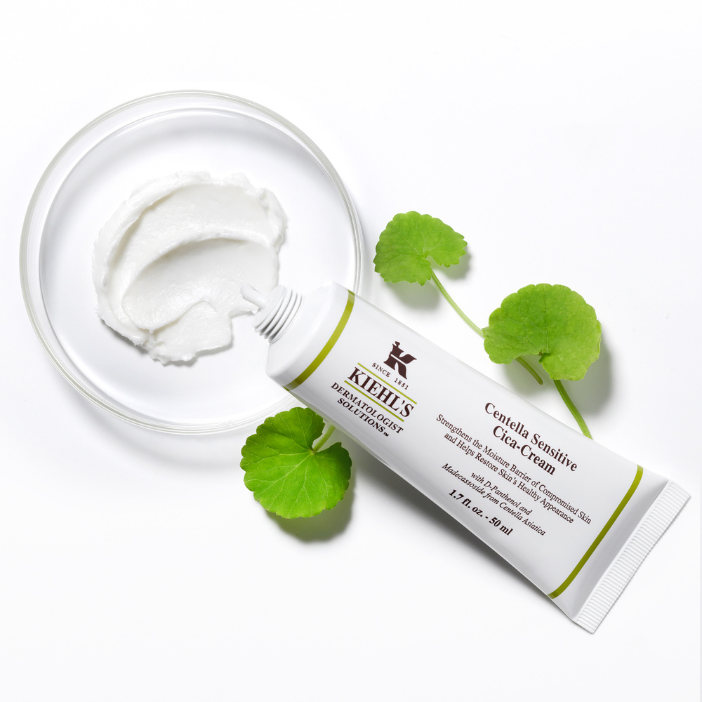 kiehl's Centella Sensitive Cica-Cream Cica-crème hydratante, protectrice et réparatrice pour peaux sensibles