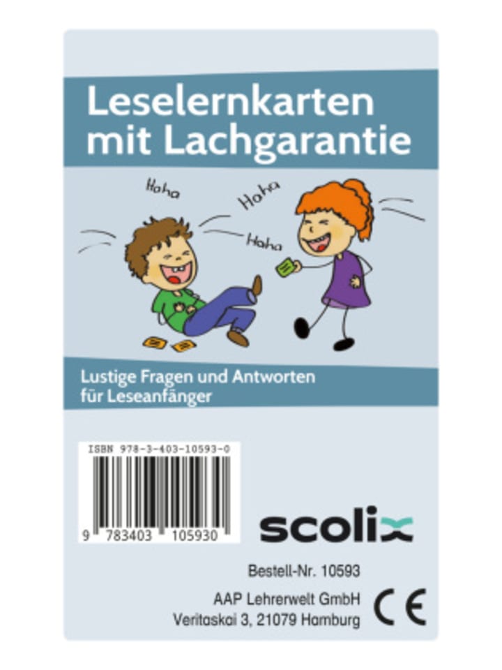 scolix Spiel - Leselernkarten mit Lachgarantie (Kartenspiel) günstig kaufen onesize