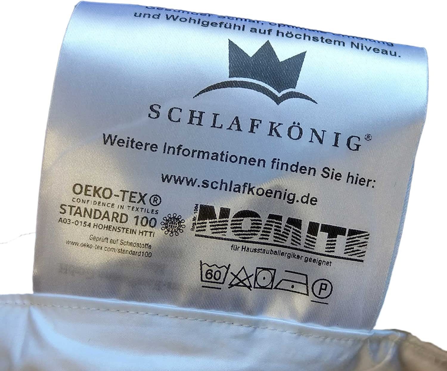 Daunenkissen Daunenkissen Schlafkönig 80 x 80 30% Daunen - 70% Federn, SCHLAFKÖNIG, Füllung: 30% Daunen - 70% Federn, Made in Germany