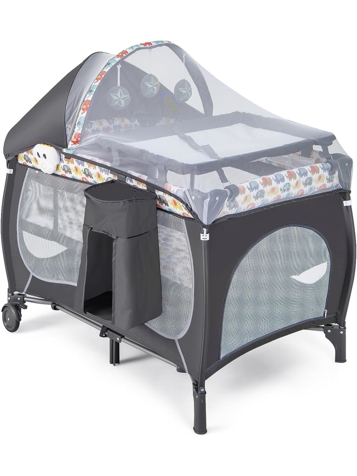 COSTWAY 5 in 1 Babybett in Bunt günstig kaufen 102 cm