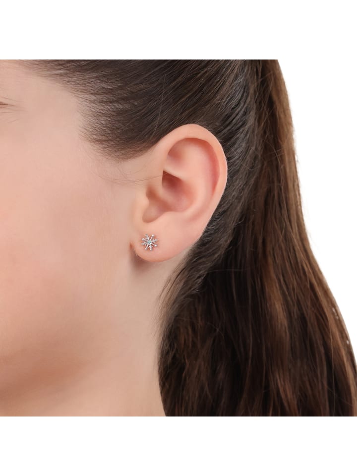 Prinzessin Lillifee Ohrstecker Silber 925, rhodiniert in Blau günstig kaufen onesize