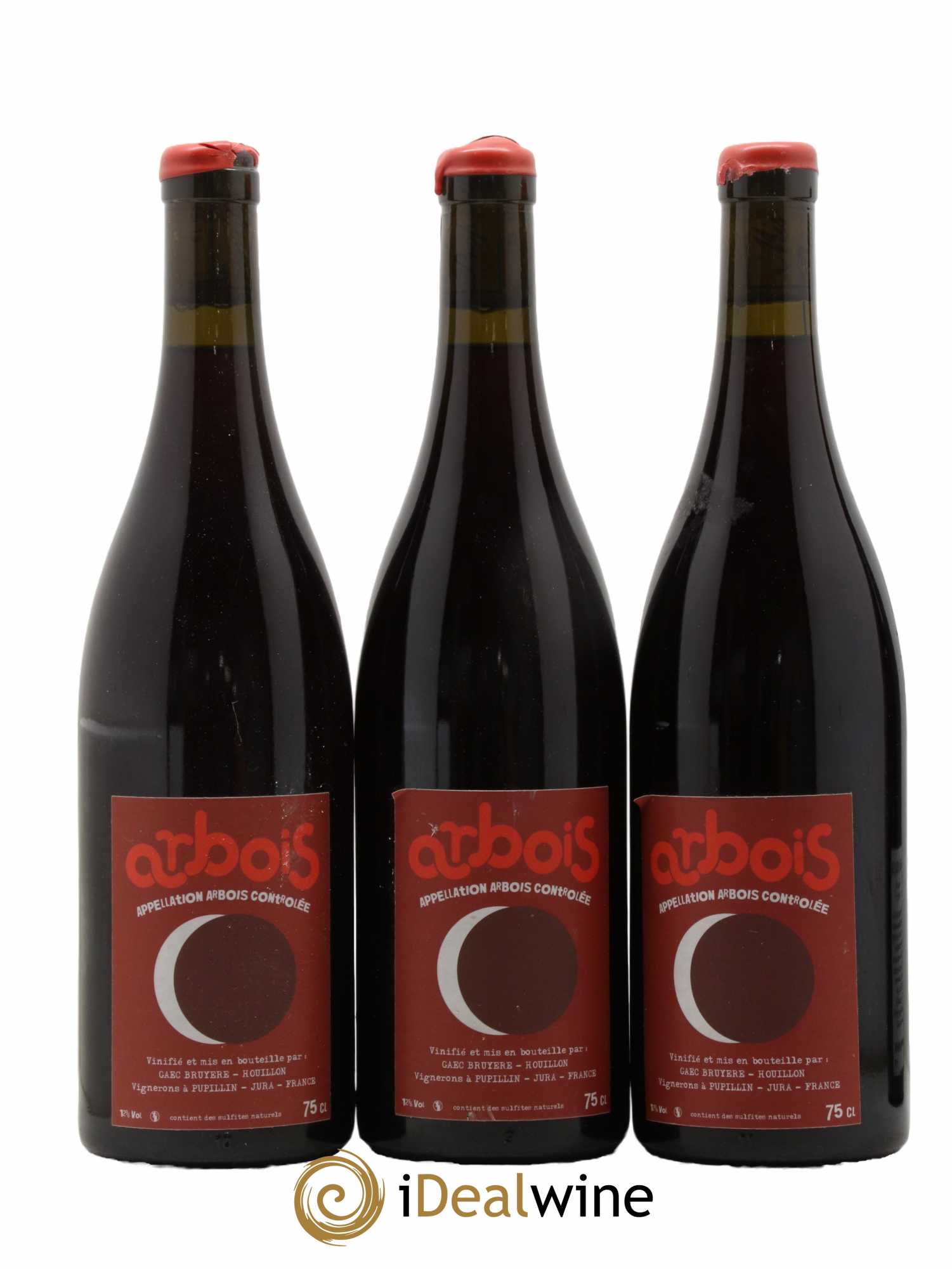 Arbois Ploussard Trousseau Adeline Houillon & Renaud Bruyère  2018 - Lot de 3 Bouteilles