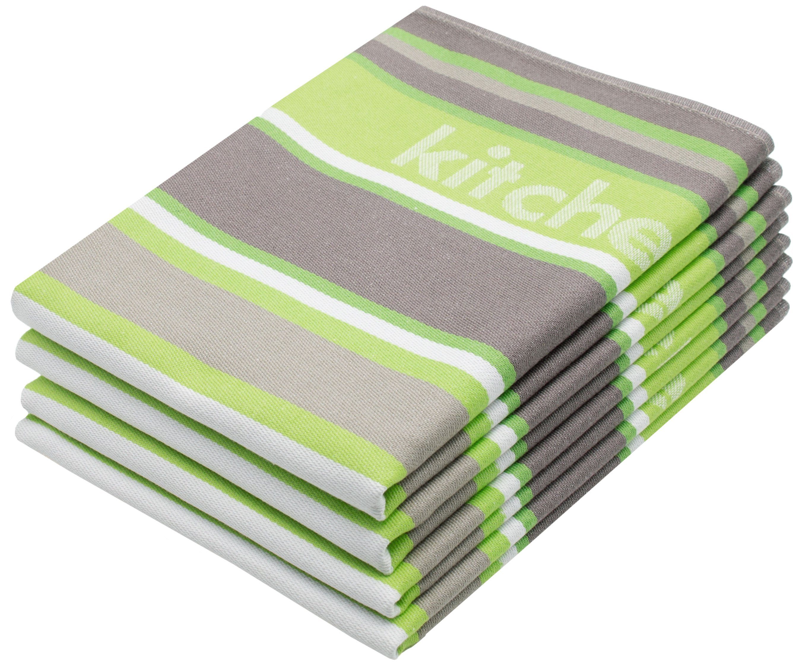ZOLLNER Geschirrtuch, (Spar-Set, 4-tlg), vom Hotelwäschespezialisten, 50 x 70 cm, 100% Baumwolle, vom Hotelwäschespezialisten