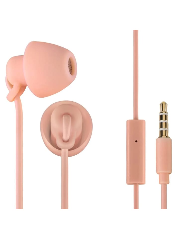 COFI 1453 Kabelgebundene Ohrhörer mit Mikrofon, 3,5mm Klinke in Hellrosa in Hellrosa günstig kaufen 120 cm