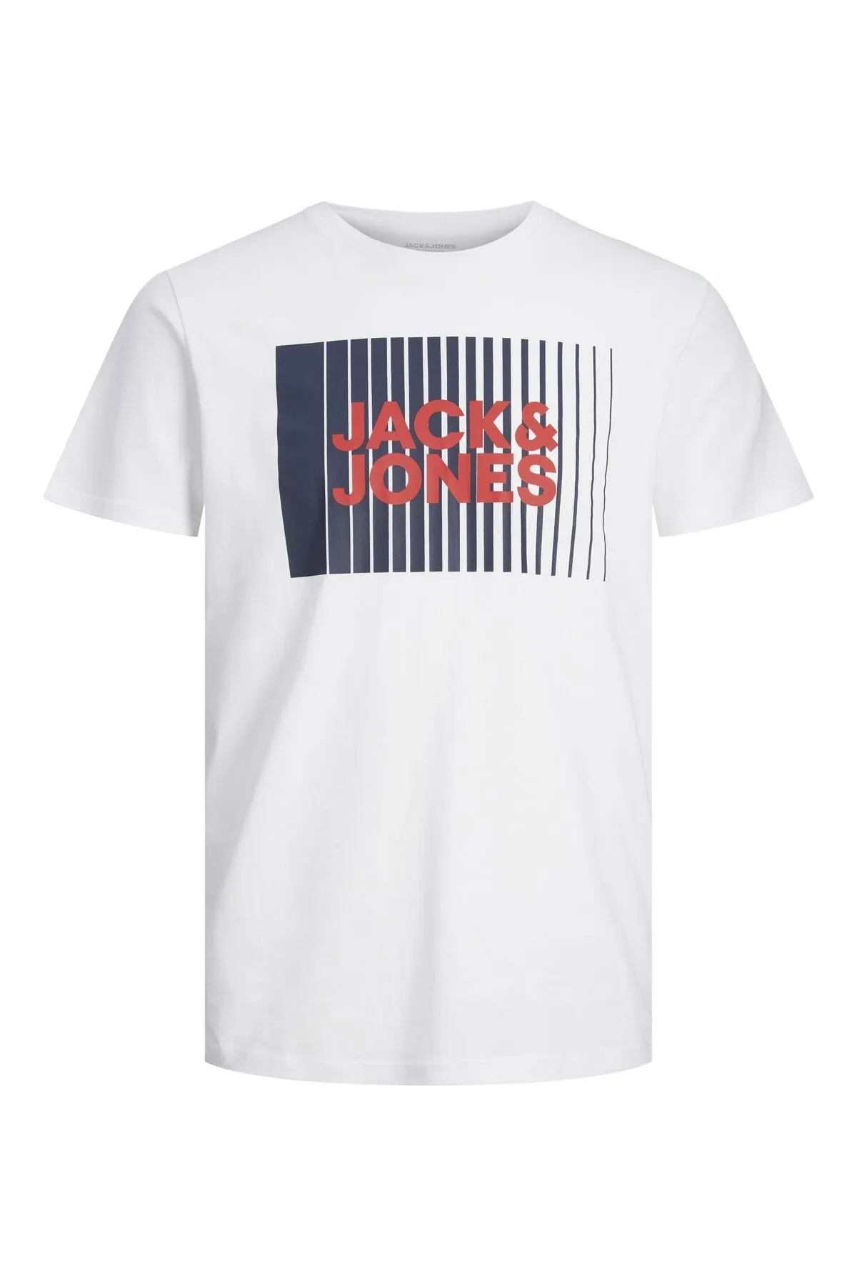 Jack & Jones Junior  T-Shirt - Weiß - Regular Fit