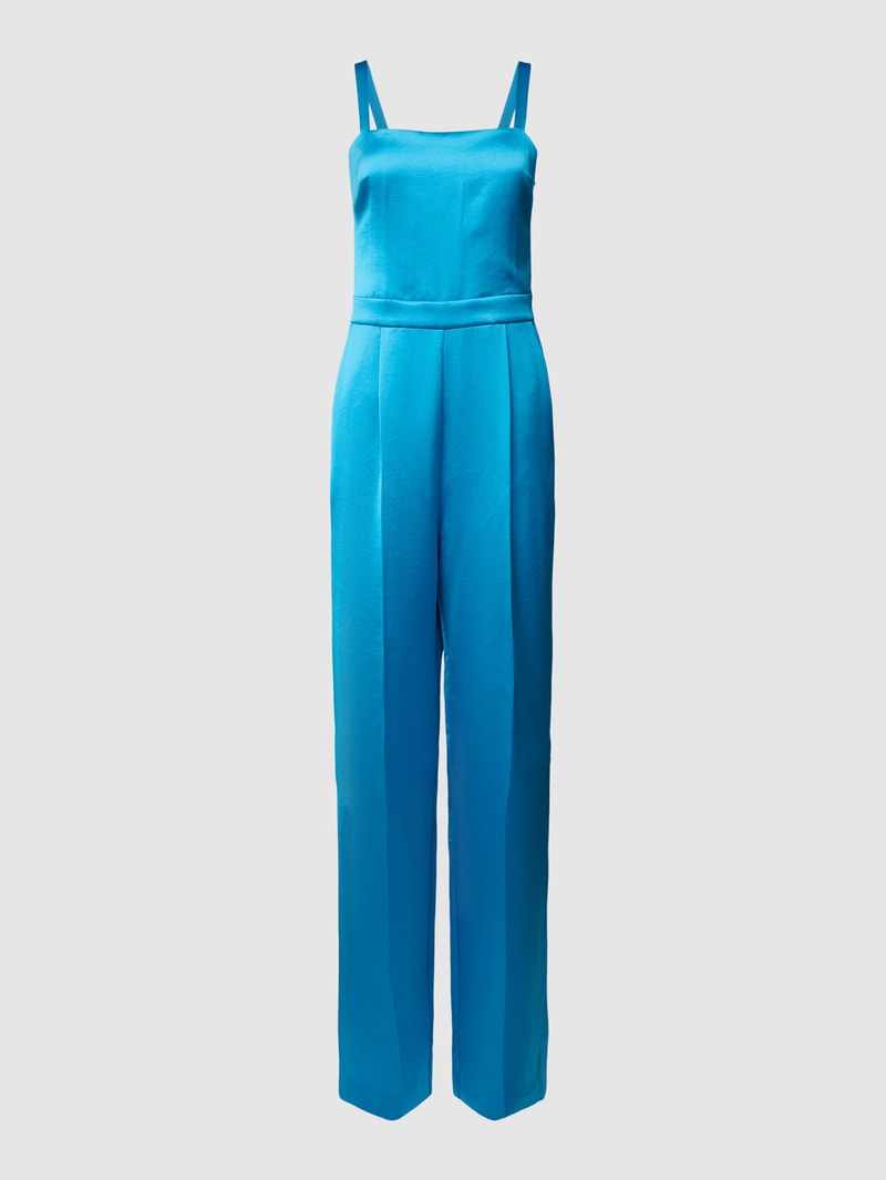 Jumpsuit mit Bügelfalten Modell 'Kagelinara' in ozean blau