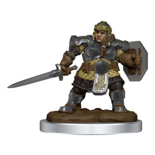 D&D Nolzur's Marvelous Miniatures Miniatur unbemalt Dwarf Fighter Female (2)