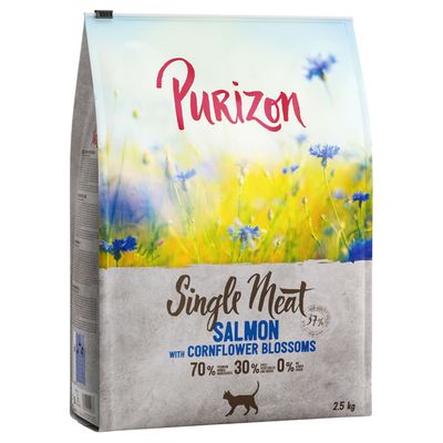 Purizon Single Meat Lachs mit Kornblumenblüten