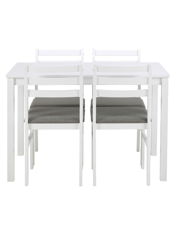 ebuy24 Essgruppe Alicante Weiß 110 x 70 cm günstig kaufen onesize