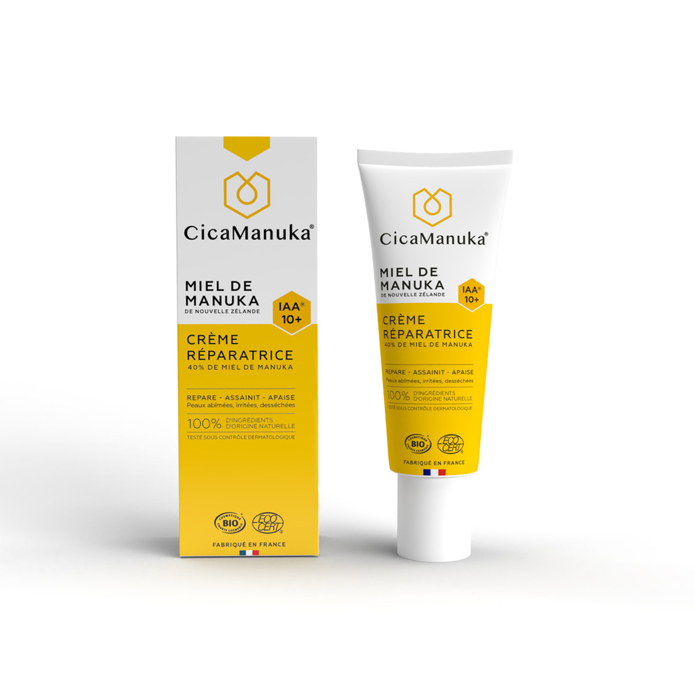 cicamanuka CICAMANUKA Crème réparatrice au Miel deManuka IAA10 + 40ml 03 - SOINS