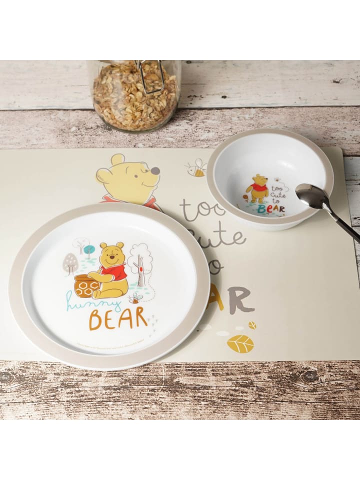 Geda Labels Platzset Winnie Pooh too Cute to Bear 2er Set in Beige - 43x29 günstig kaufen onesize