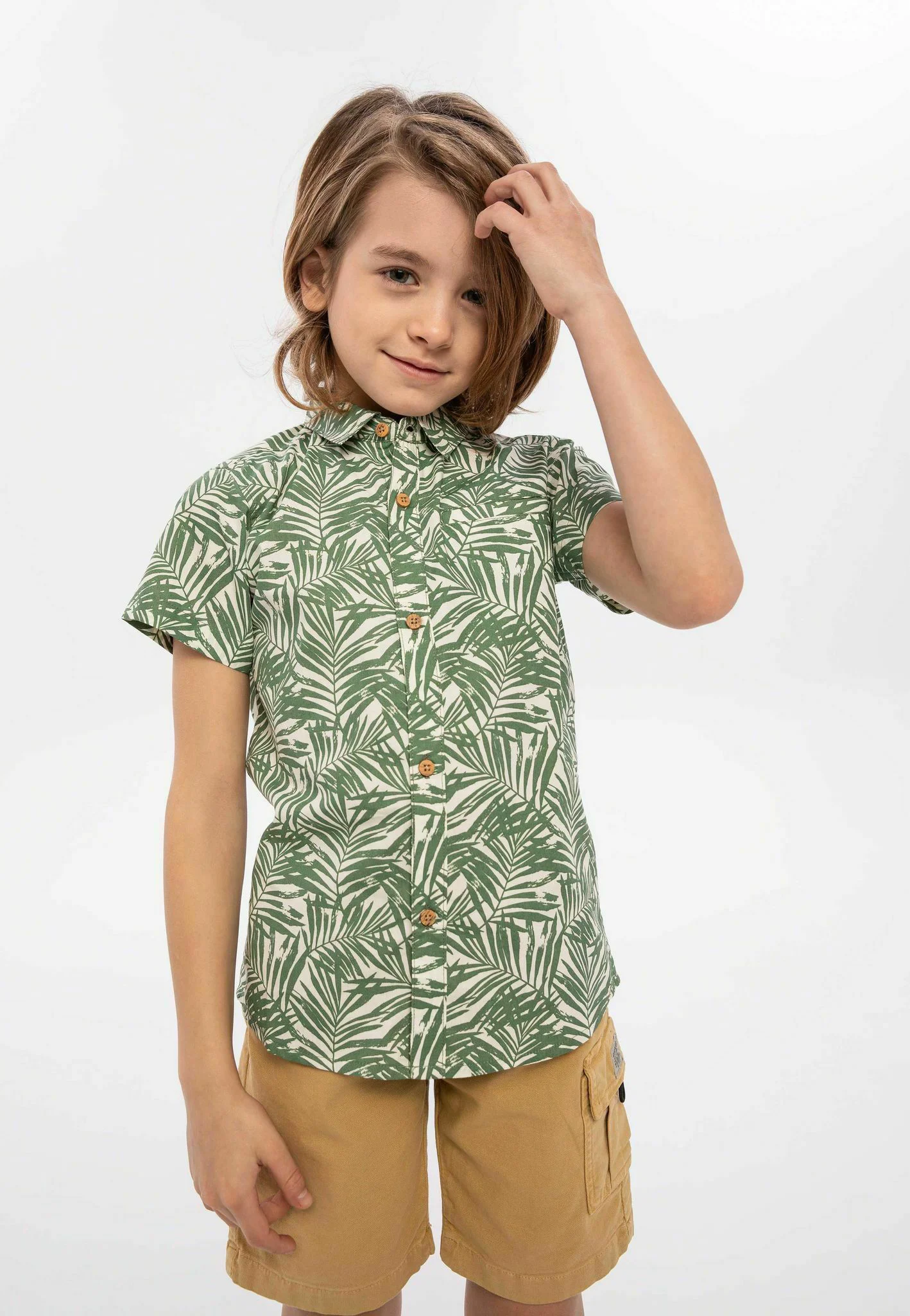 Camisa con estampado integral MINOTI