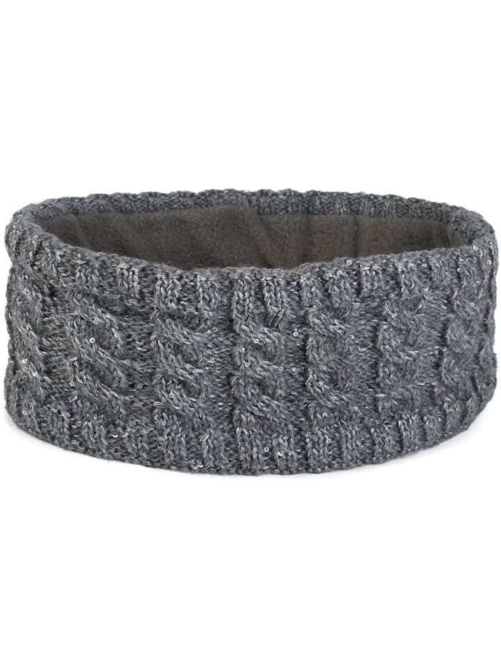 styleBREAKER Strick Stirnband in Grau günstig kaufen onesize