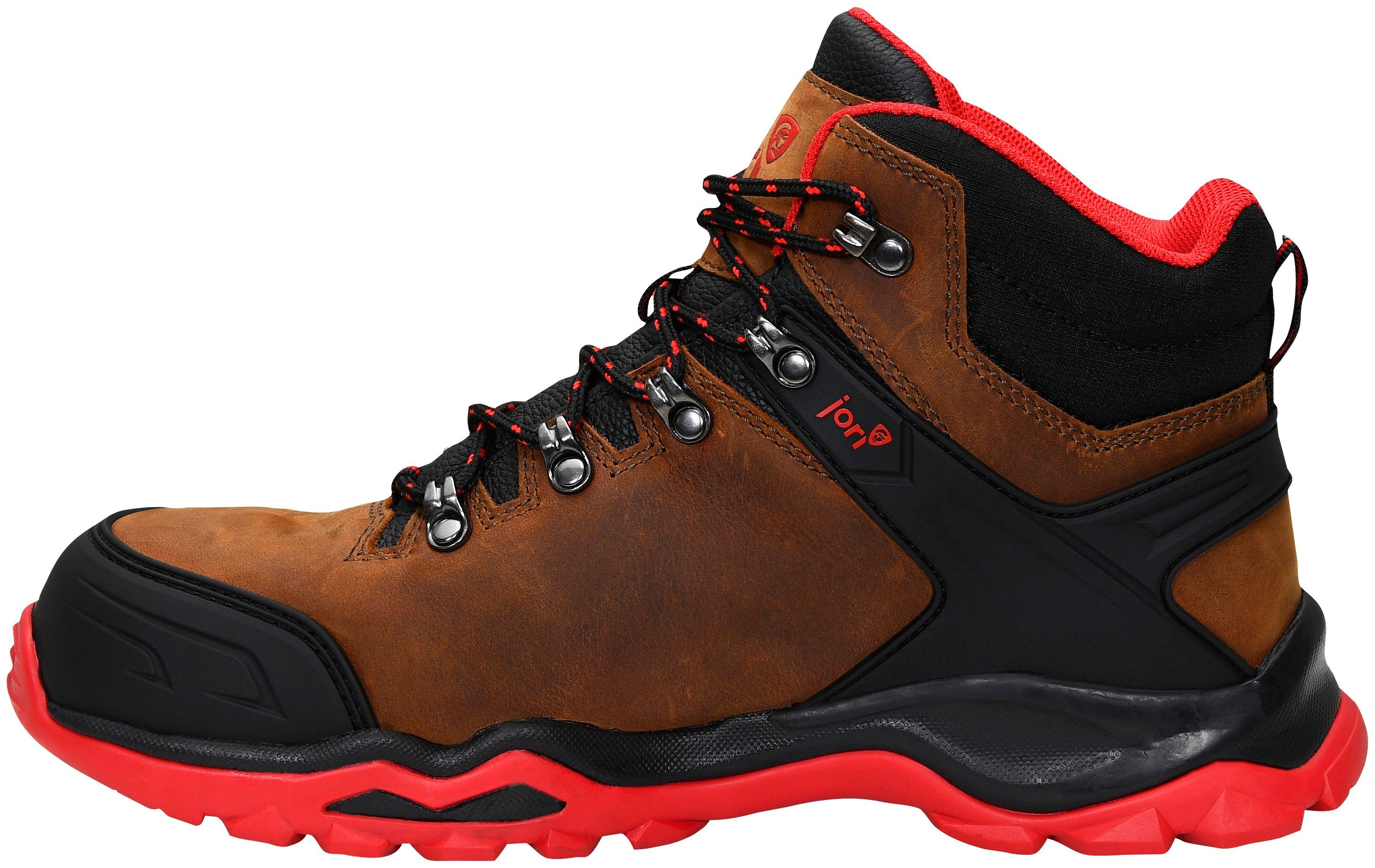 Jori jo_POWERFUL brown Mid S3 Sicherheitsstiefel