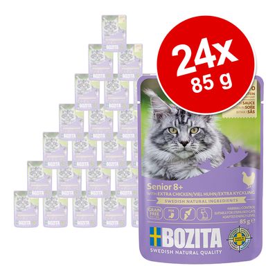 Sparpaket Bozita Häppchen in Soße Senior 24 x 85 g