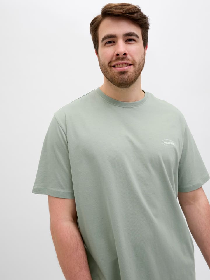JACK & JONES PLUS T-shirt in Iceberg Green günstig kaufen