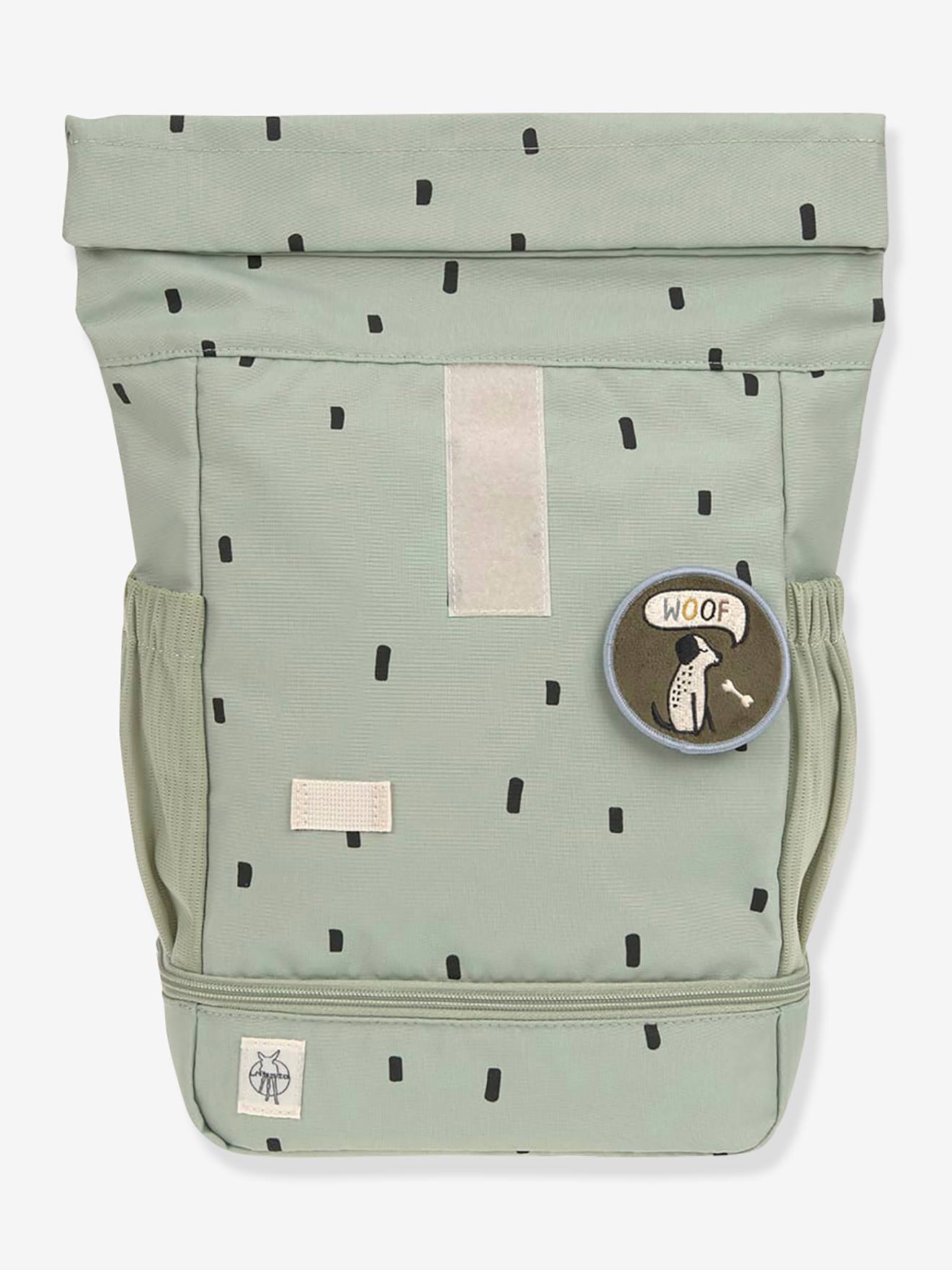 Mini sac à dos LÄSSIG Rolltop Happy Prints caramel