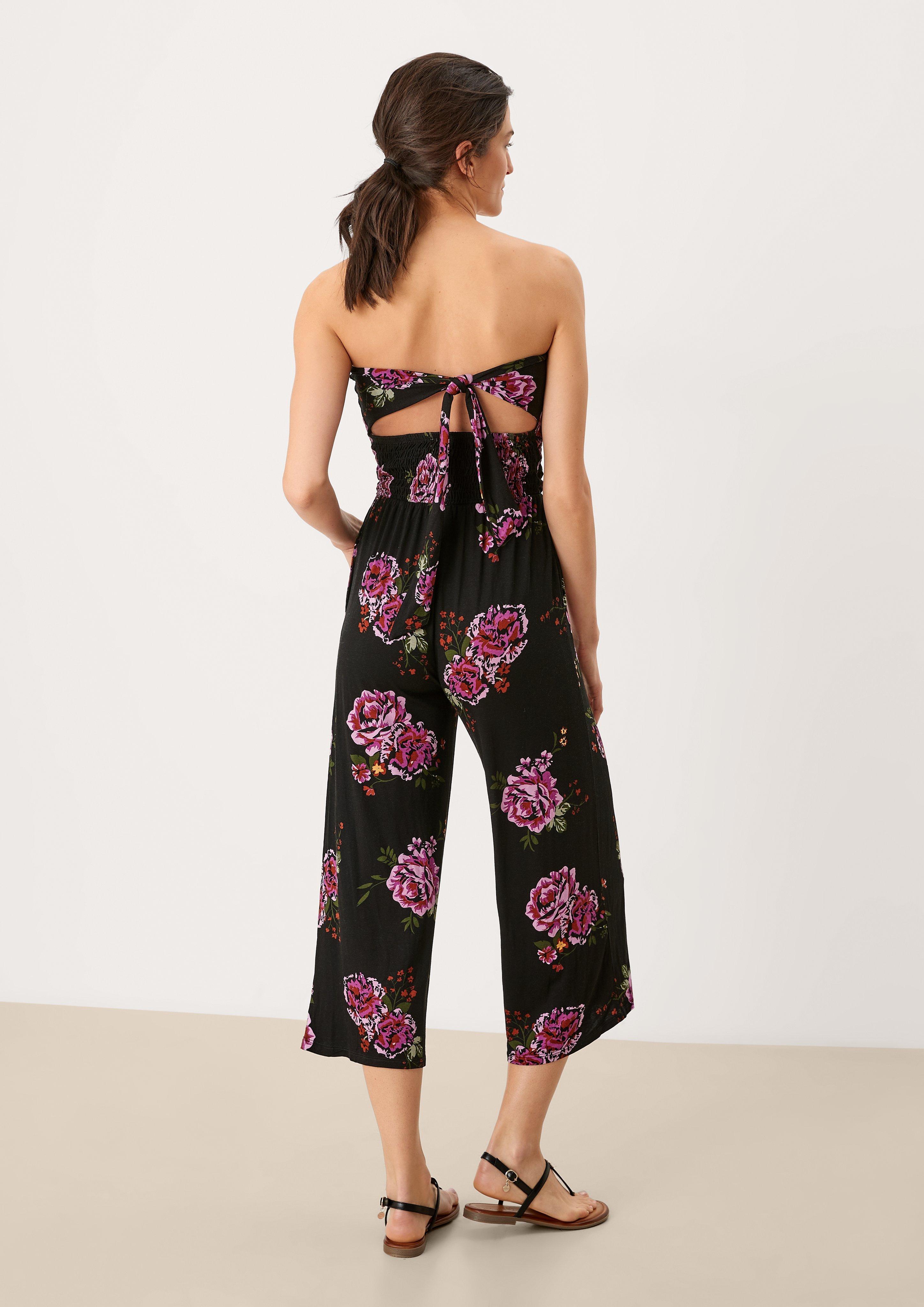 Strand-Jumpsuit aus Viskosestretch  6006415-99A1