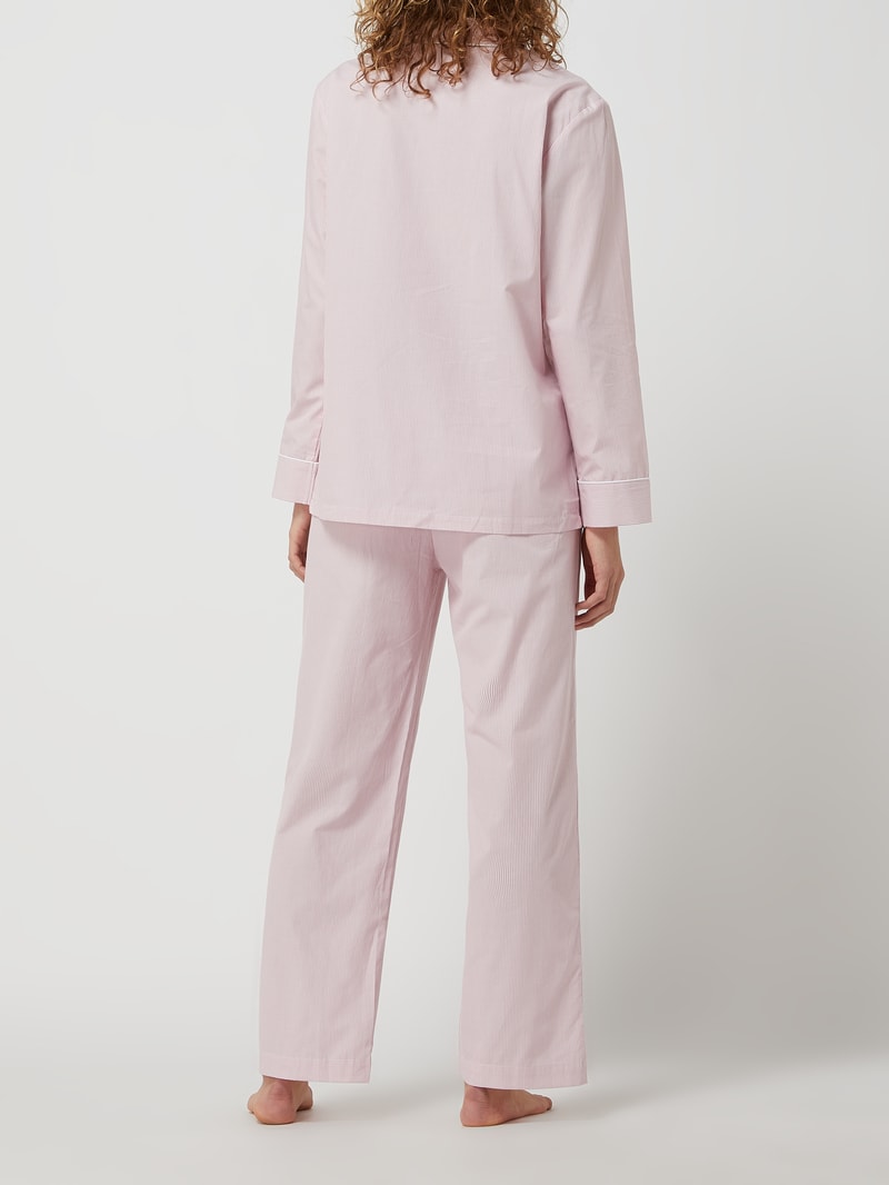 Pyjama aus Baumwolle in altrosa