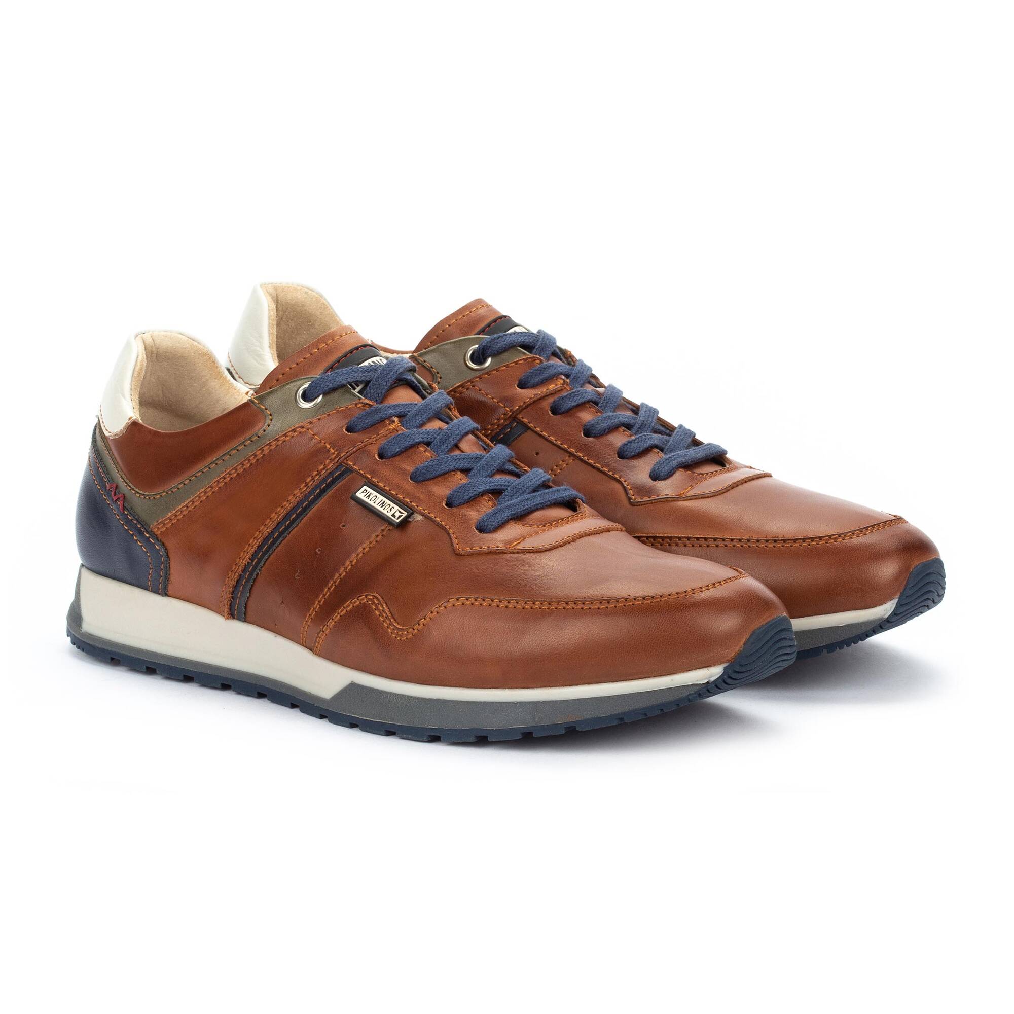 Męskie buty sportowe casualowe - SKÓRA