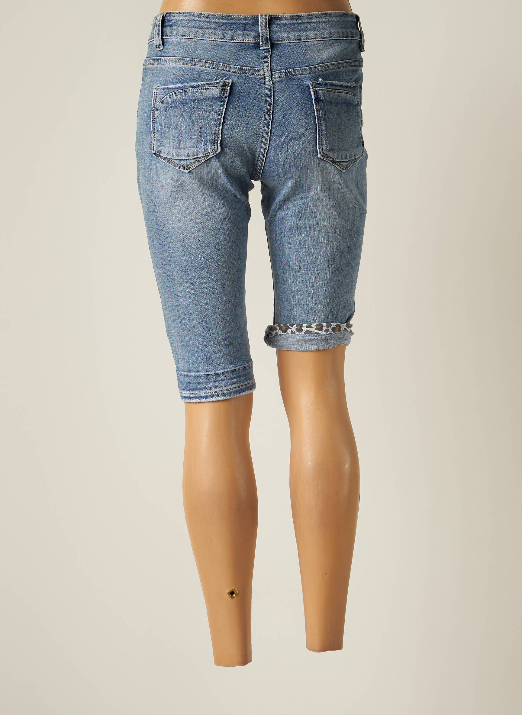 Denimart Bermudas Femme couleur bleu
