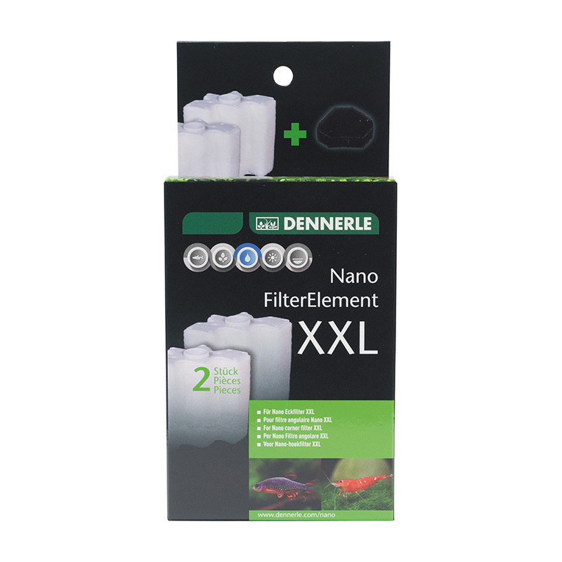DENNERLE Filter DENNERLE Nano Filterelement XXL, 2er
