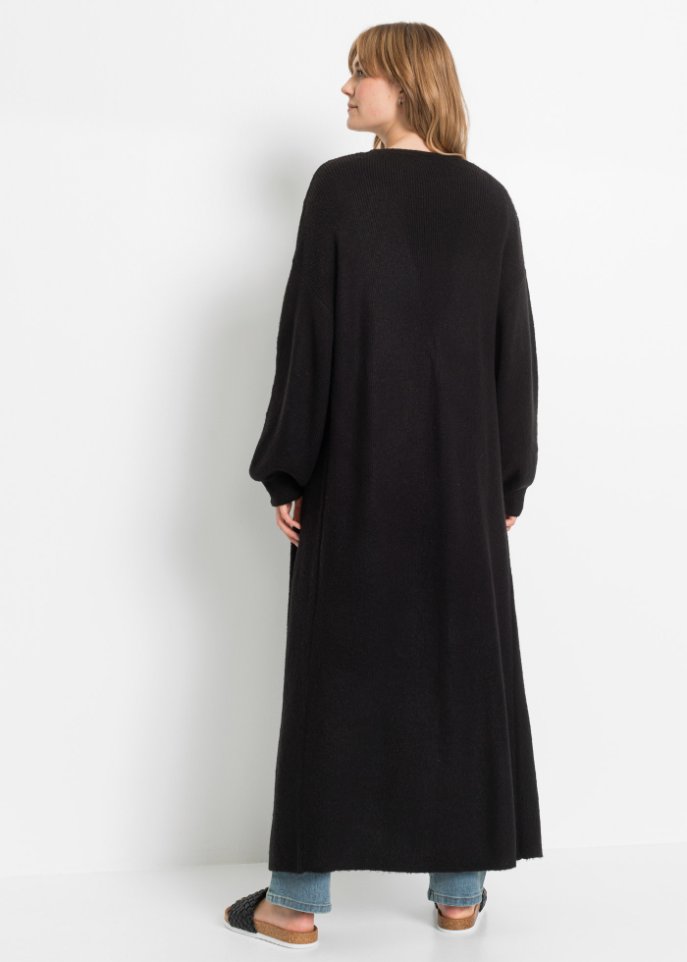Longstrickjacke