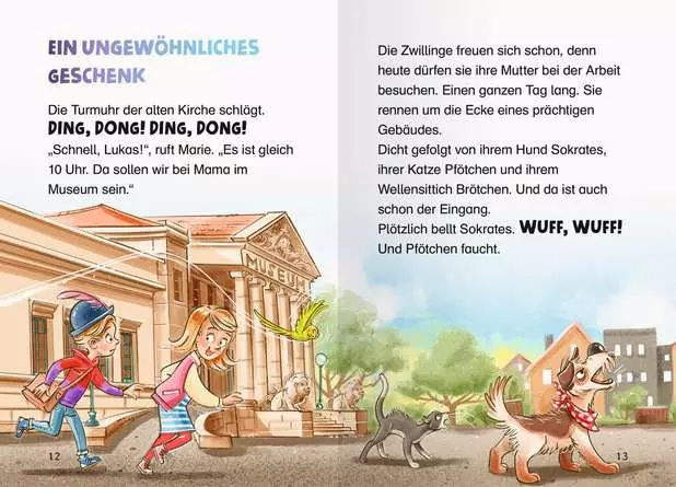 Die Jagd nach dem magischen Detektivkoffer, Band 5: Goldraub im Museum