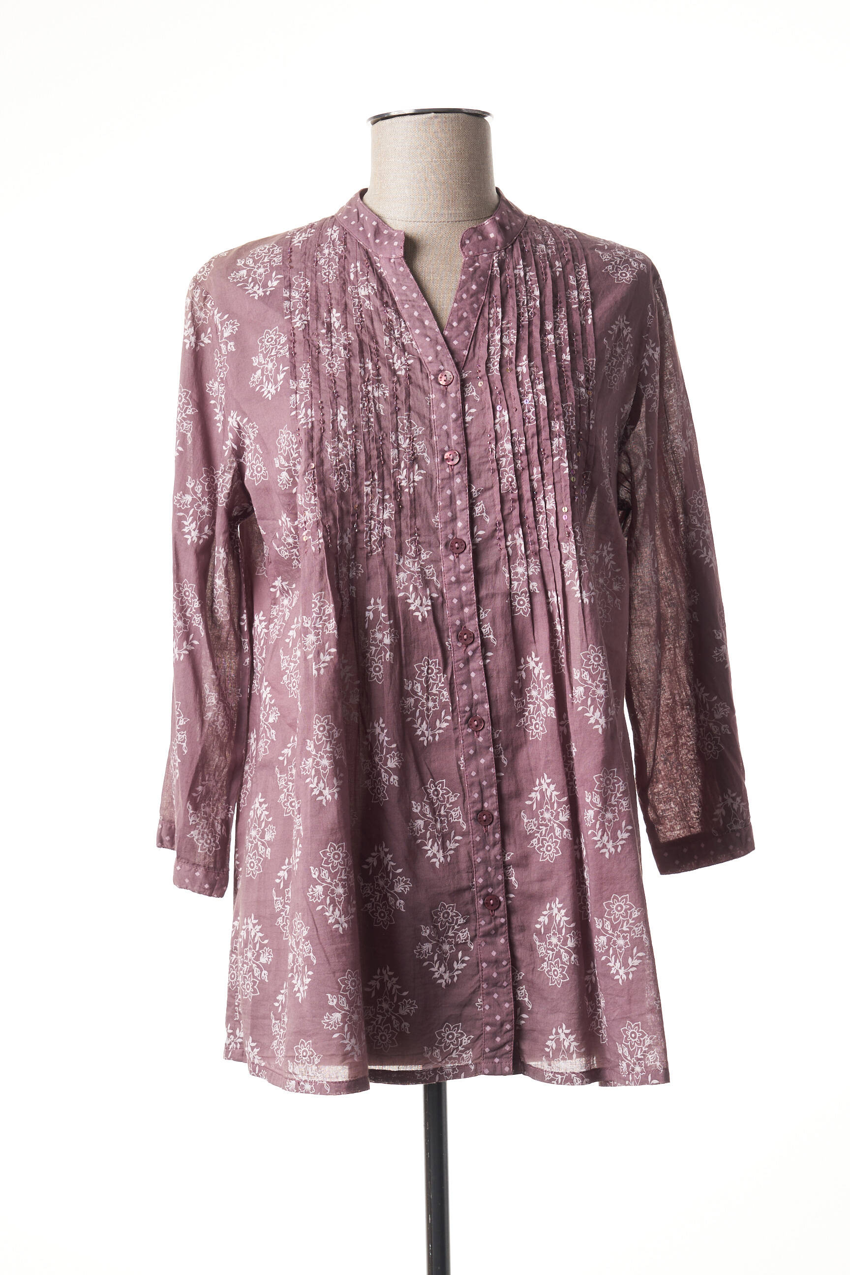 Agathe   Louise Tuniquemanchelongue Femme couleur violet