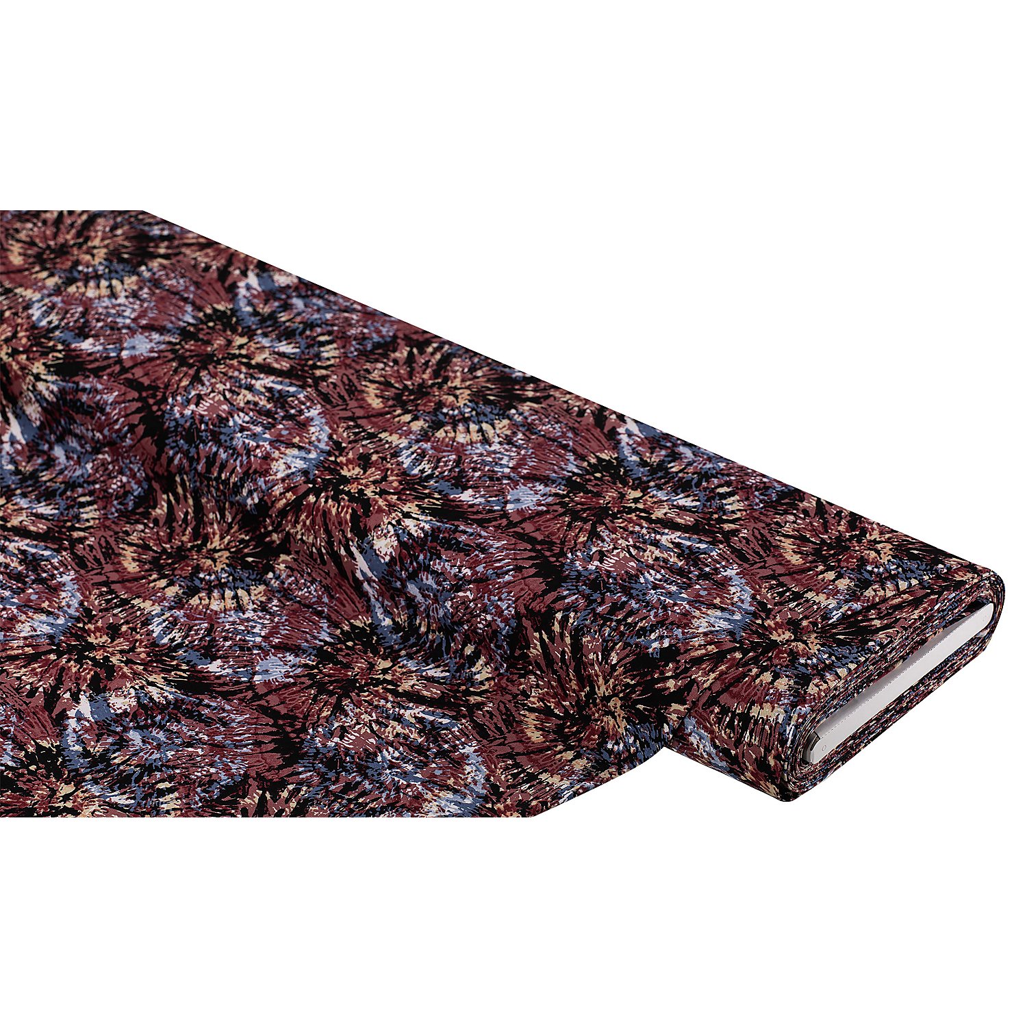 Viskose-Blusenstoff mit Stretch, rot-color