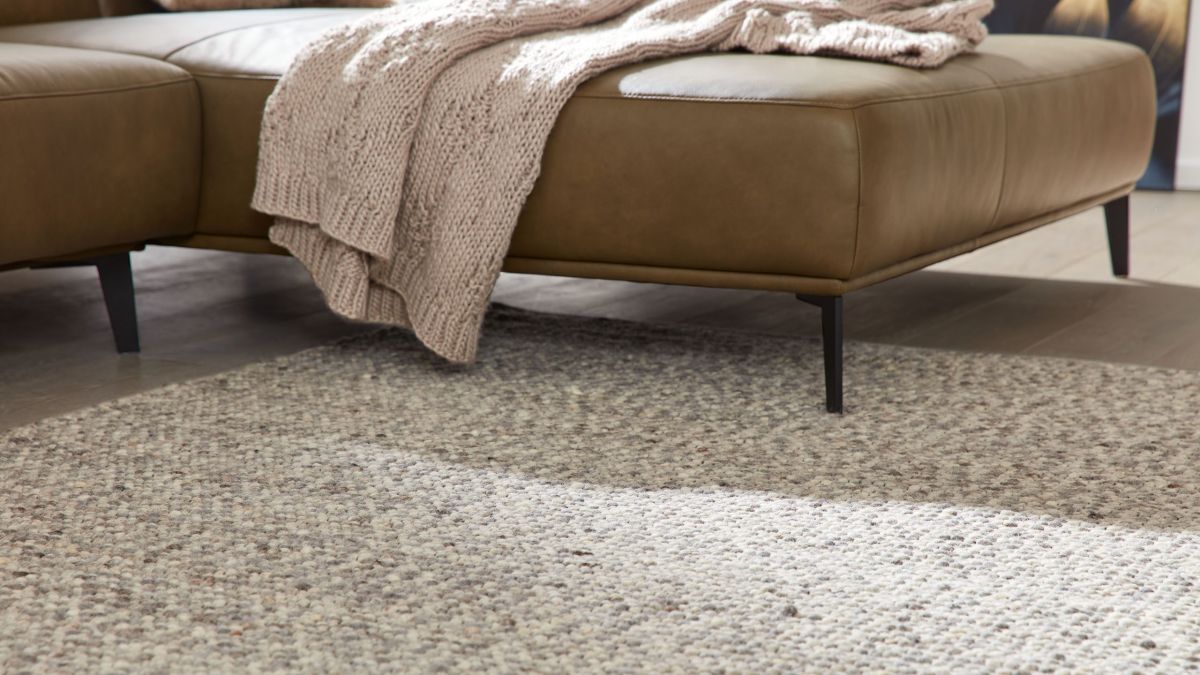 Interliving Handwebteppich 8001 Stone 65 x 130 cm