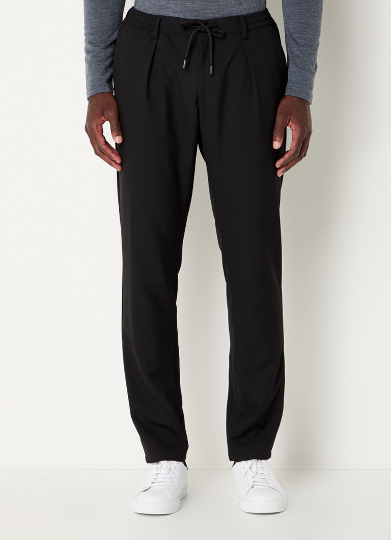 Pantaloni chino Profumo slim fit cu buzunare laterale