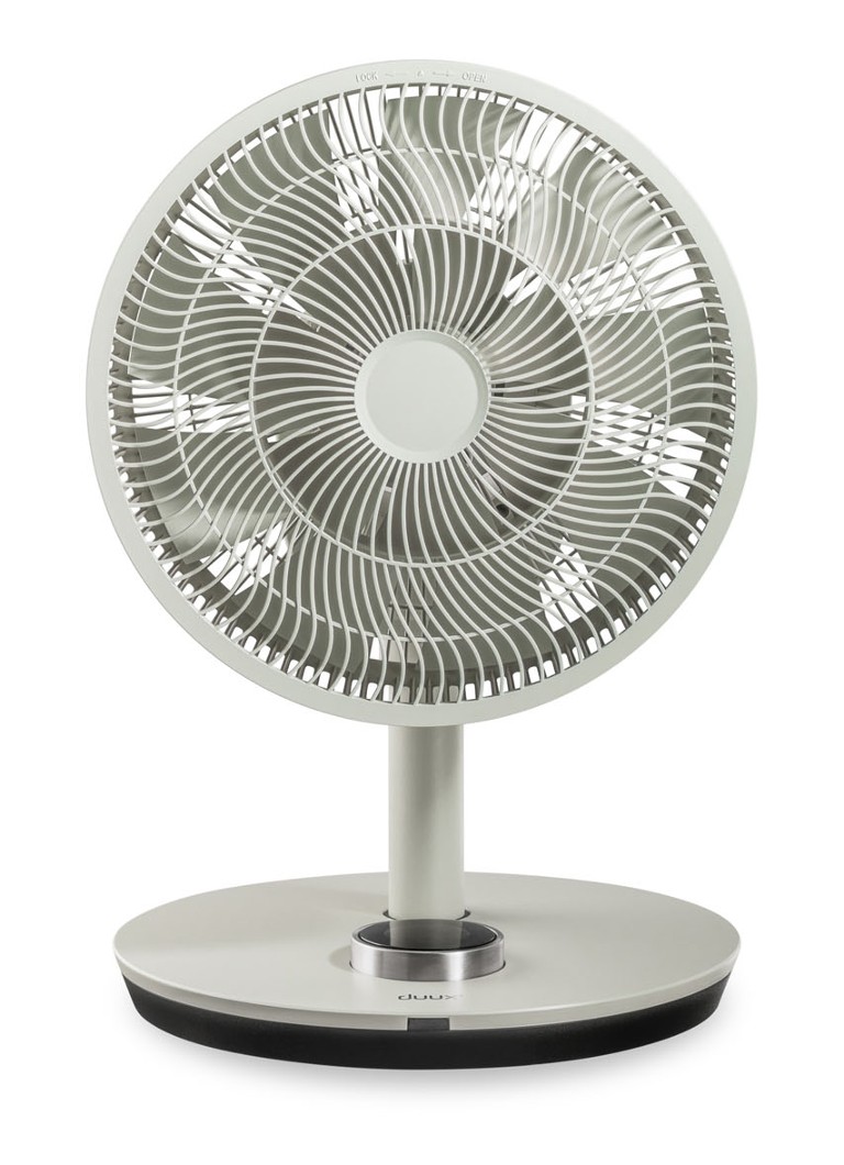 Ventilator de masă inteligent Duux Whisper Flex, alimentat cu baterii, 88 cm