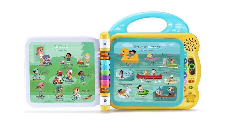 VTech 614844 - Baby - Mein 100-Wörter-Buch: Fahrzeuge & Fortbewegungsmittel