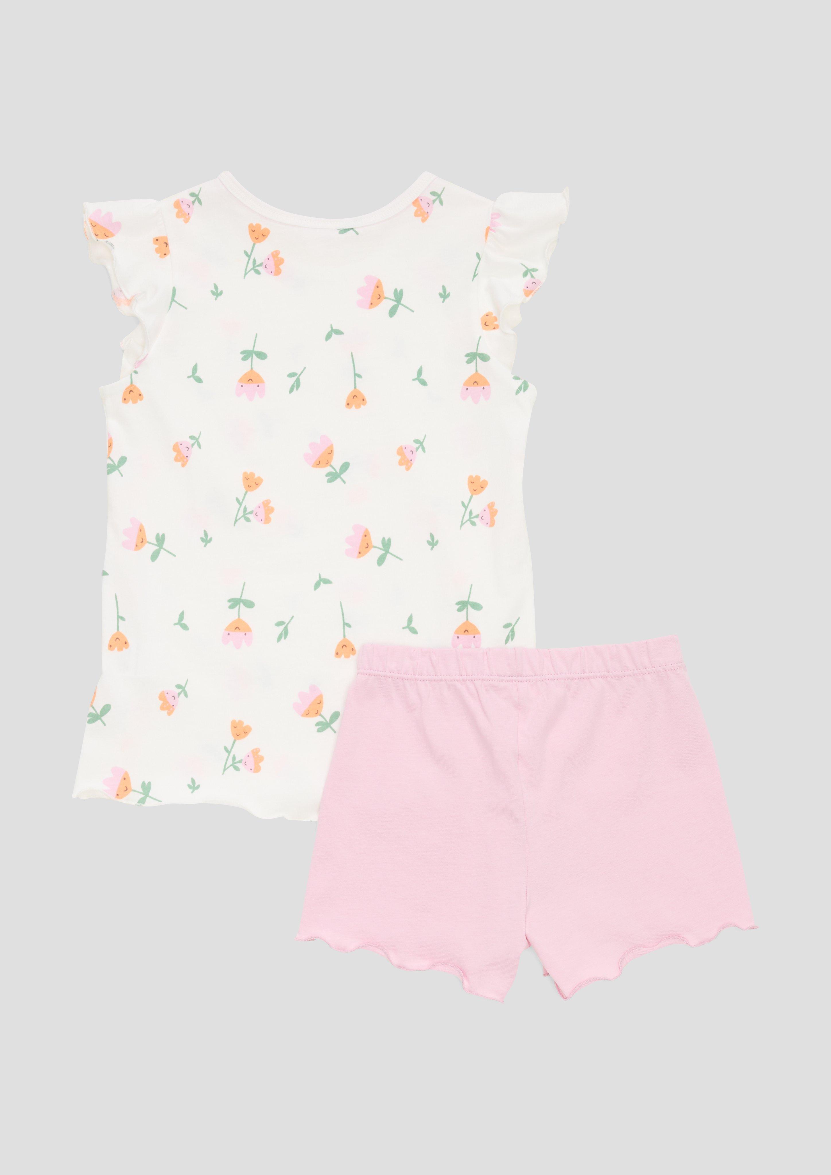 Kurzes Pyjama-Set mit Rollsaum  6009015-1948