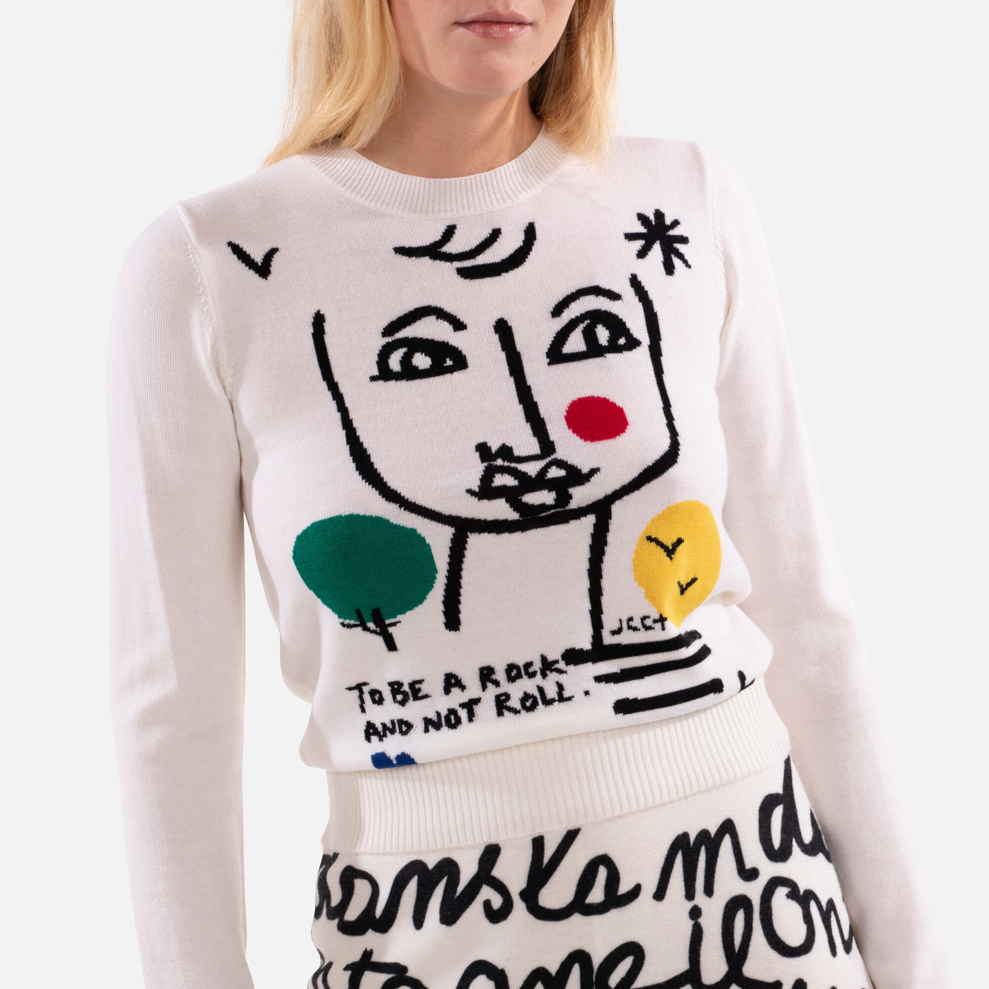 Pull à col rond Emotion JCC pour femme