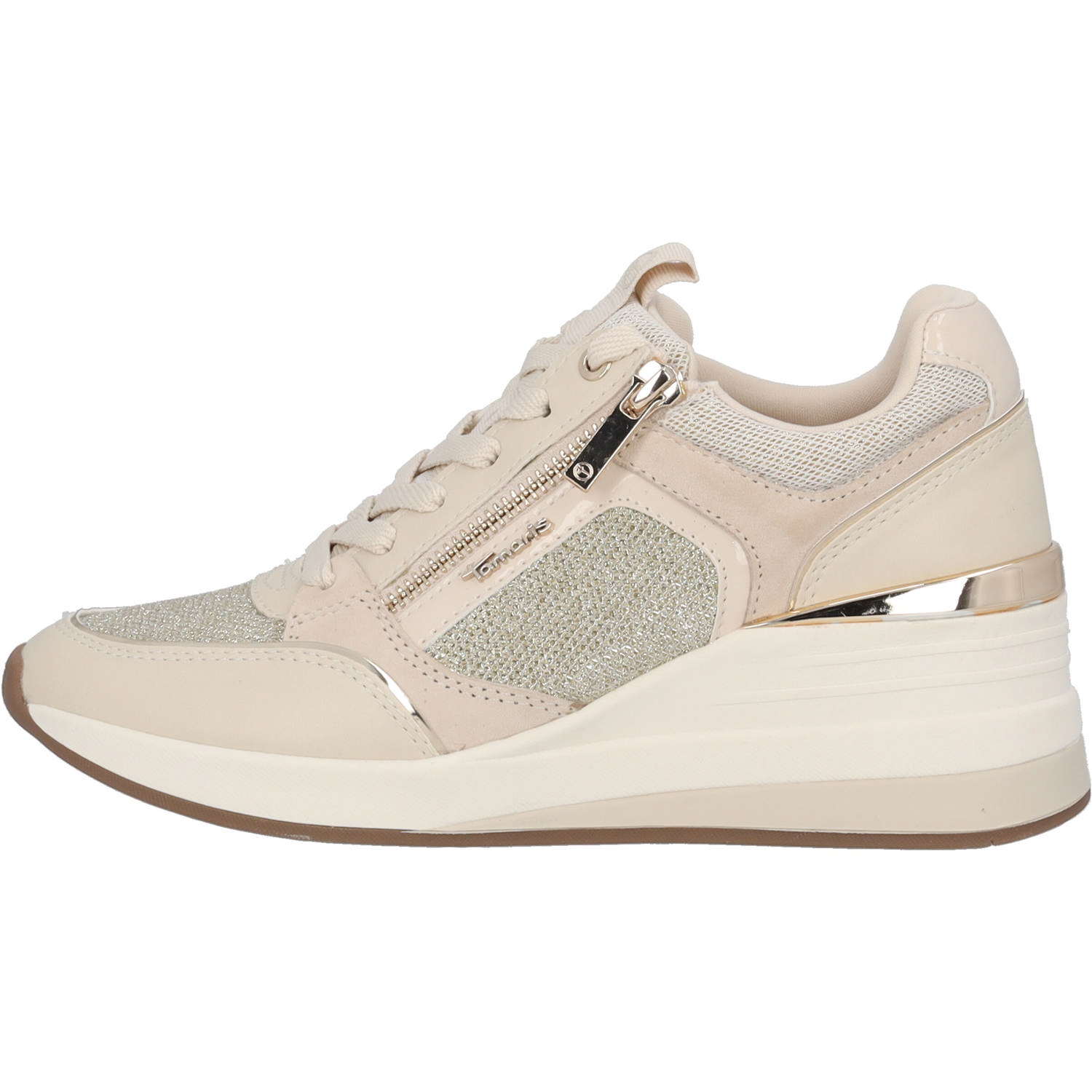 Tamaris 23703, Sneakers Low, Damen, Beige