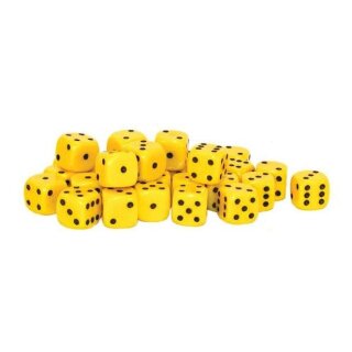 30 Yellow D6 (10mm)