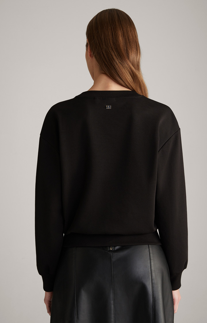Sweatshirt in Schwarz