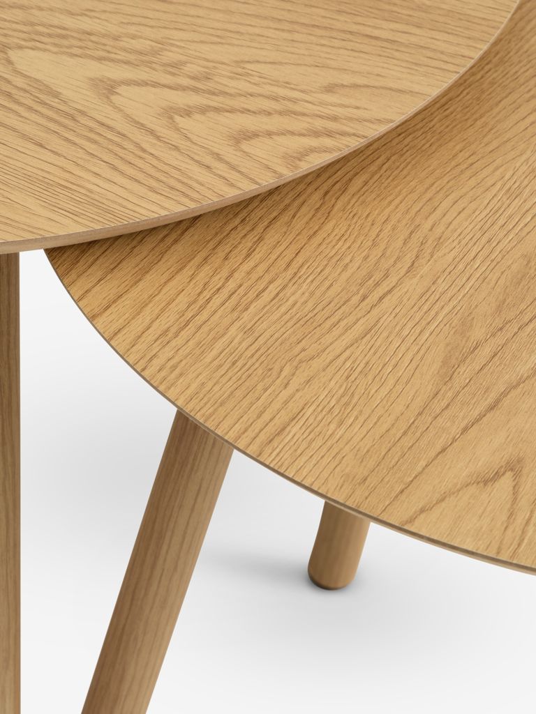 MUNKEBO MUNKEBO table set Ø55/ø45 oak color 2 pcs